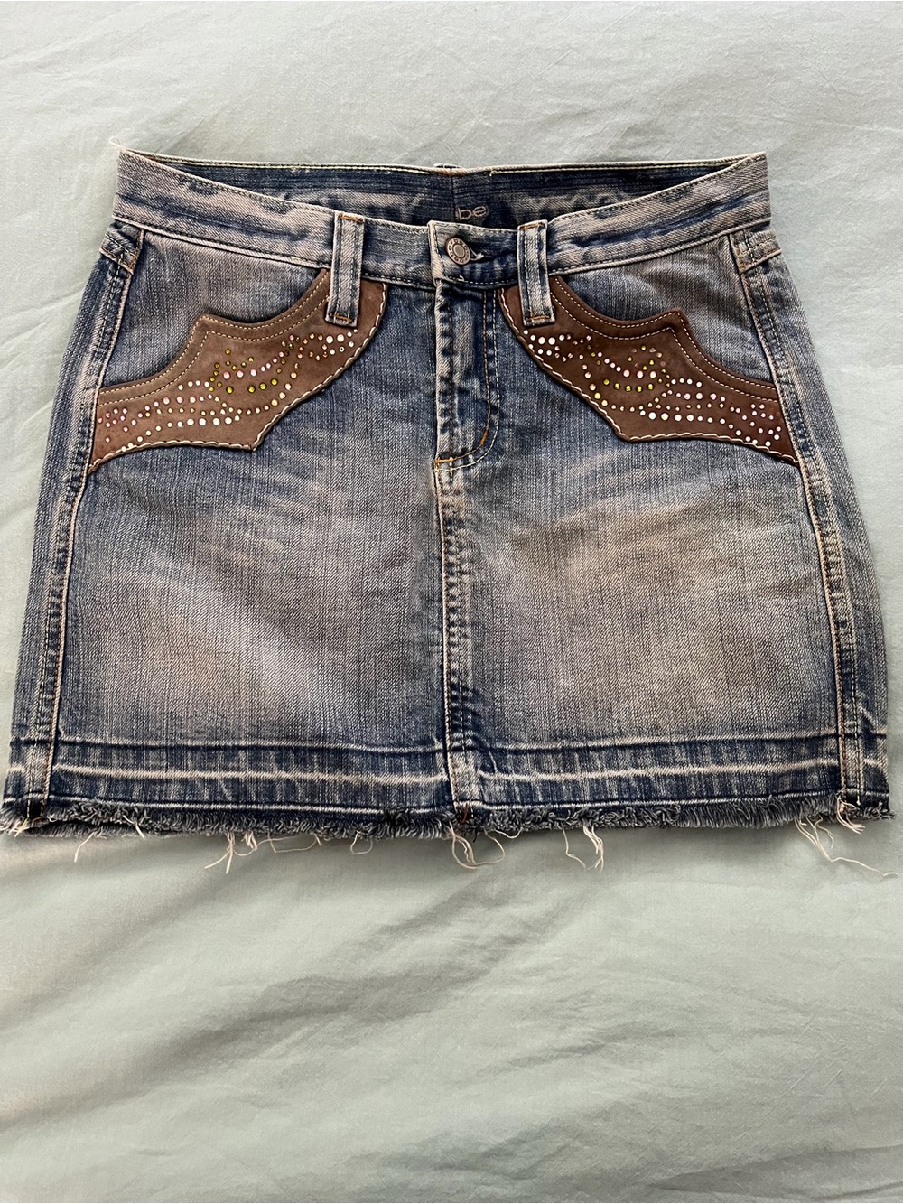bebe y2k size 26 denim skirt